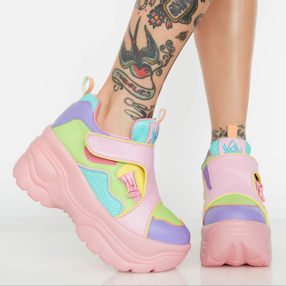 Y.R.U. Matrixx 2 Pastel Platform Sneakers